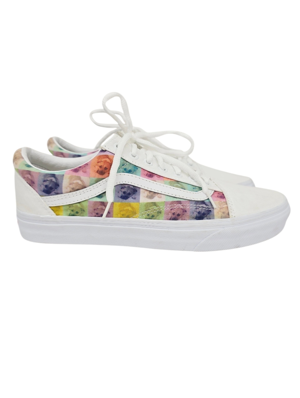 Vans Custom Men's Dog Lace Up Skater Sneakers 10
